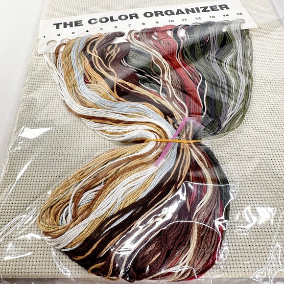 Counted Cross Stitch Elsa Williams Golfing Parners by Arnie Fisk Sealed - Picture 5 of 5